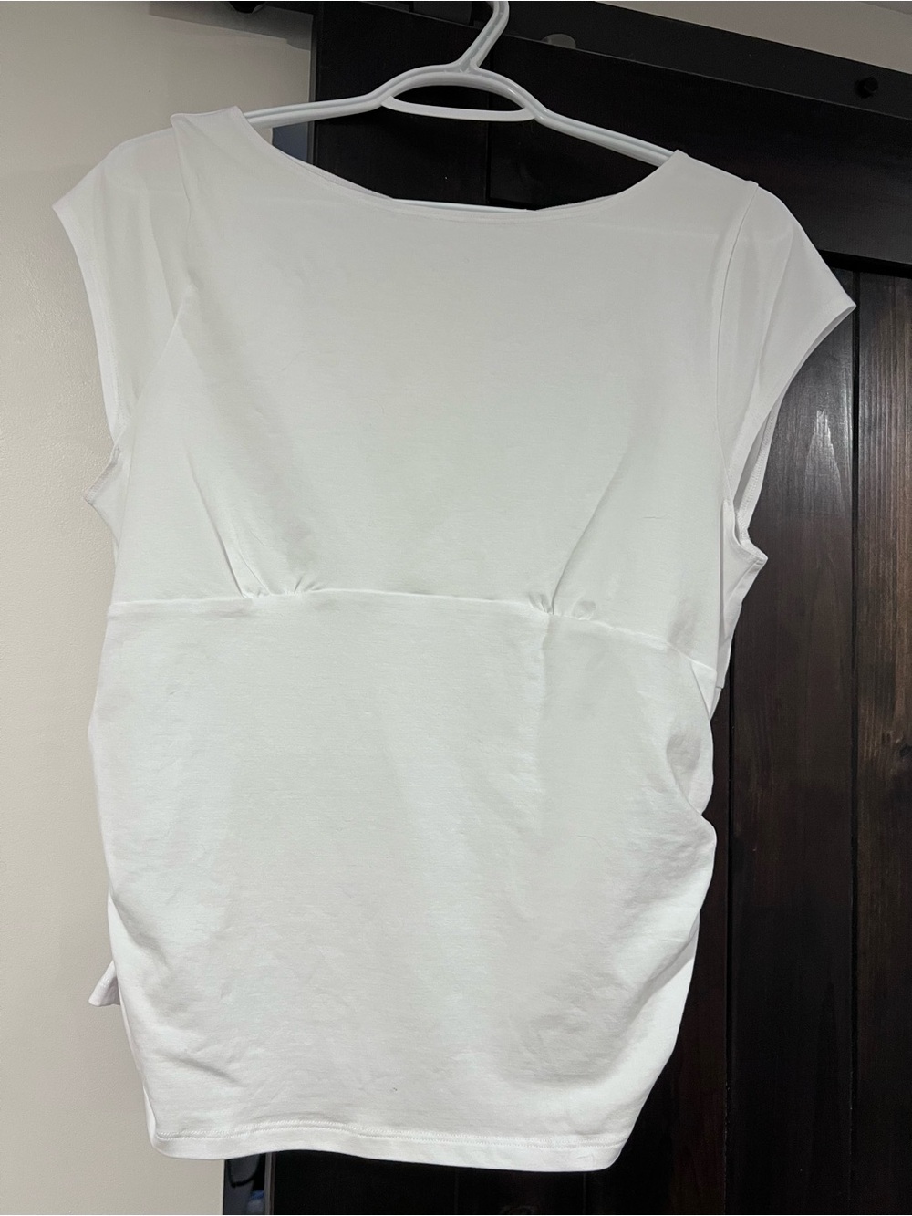 Aritzia - Sunday Best White Cap Sleeve Top - Classic Essential